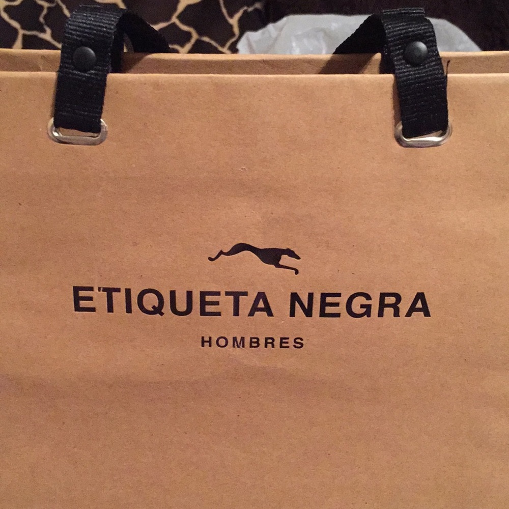 Etiqueta Negra Shopping Bag